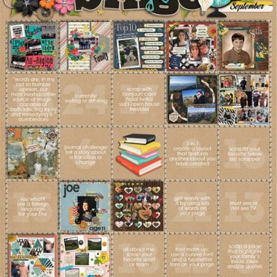 September 2016 SSD Bingo