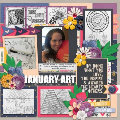 January Art (2016) - (left)