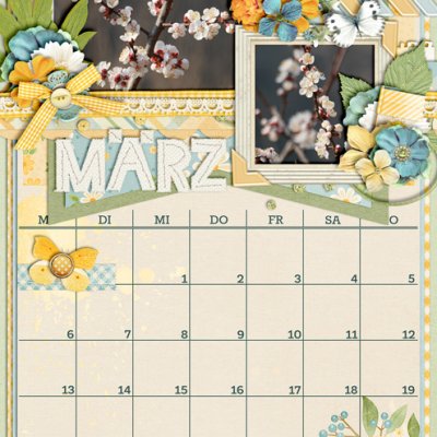 2017 Calendar - March