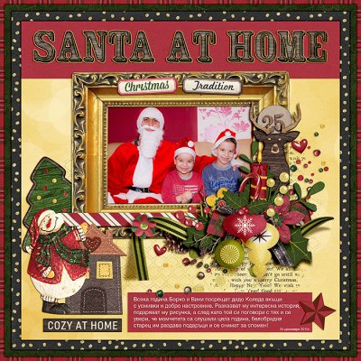 Santa at home