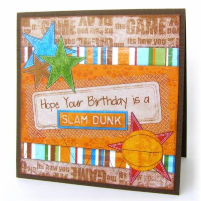 "Slam Dunk" Birthday Card