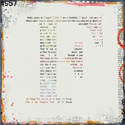 fonts, fonts, fonts. . .