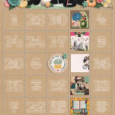 April Bingo Card