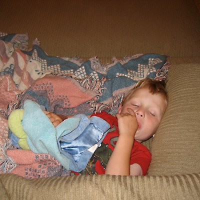 my middle child sleeping