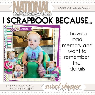 I Scrapbook Because