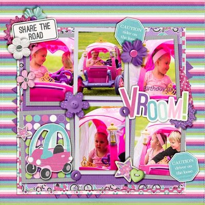 birthday girl in her car