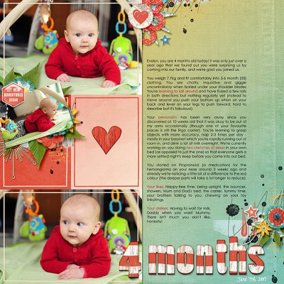 Evelyn at 4 Months