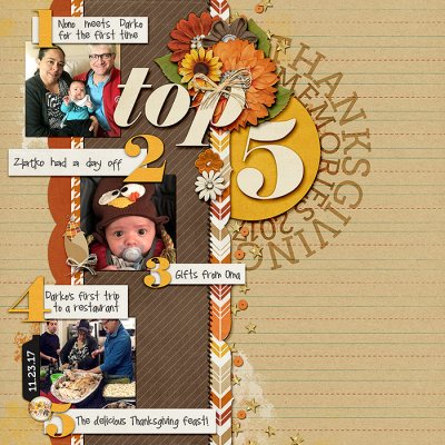Top 5 Thanksgiving Memories 2017