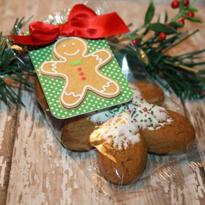 Gingerbread gift tag