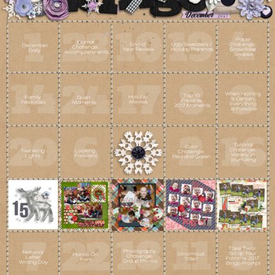 December Bingo Card