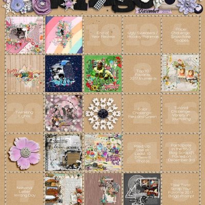December 2017 Bingo