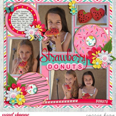 Strawberry Donuts
