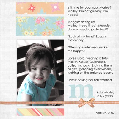 M is for Marley