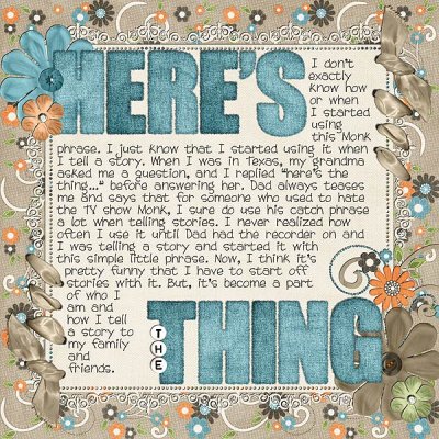 Here's the thing...