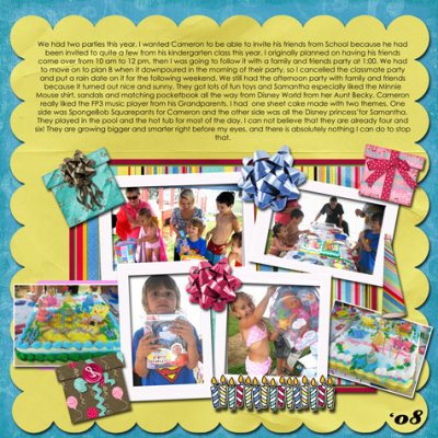 Cameron and Samantha's birthday party #2