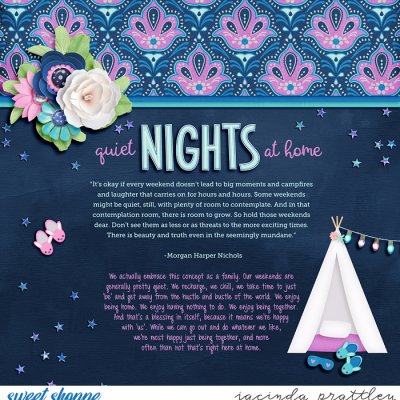 Quiet nights at home