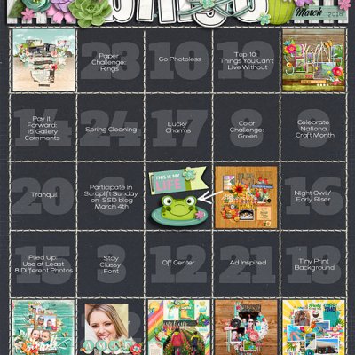 March Bingo Card