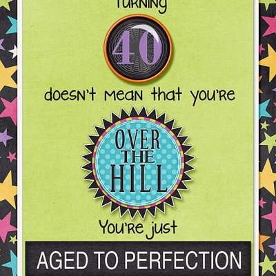 40th Birthday Card