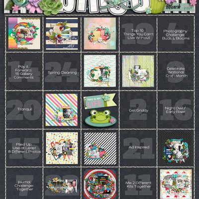 March 2018 Bingo