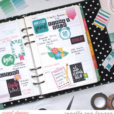 Hustle & Heart Planner Spread