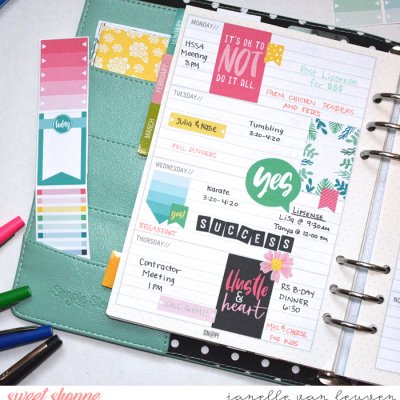 Hustle & Heart Planner Spread