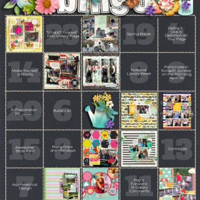 April 2018 Bingo