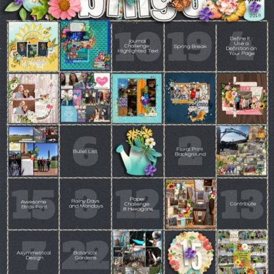 April Bingo Card