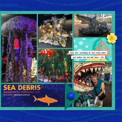 Sea Debris at Mote Marine Aquarium, right