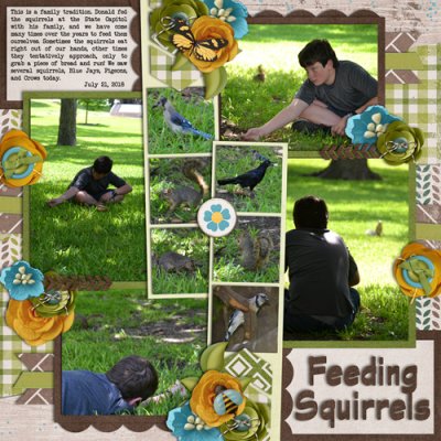 Feeding Squirrels July 2018 Bingo #20