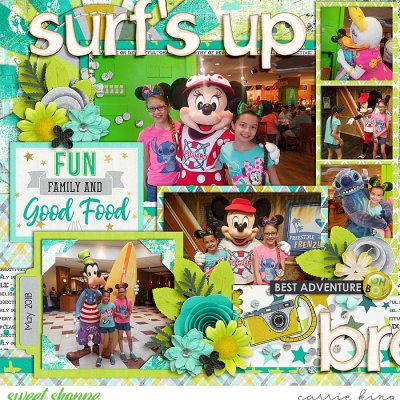 Surf's Up Breakfast - Left Side