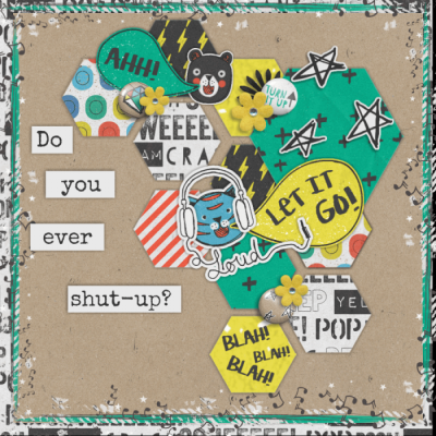 Scrap with feat. Designer august bingo
