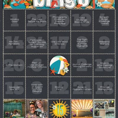 August 2018 Bingo Card