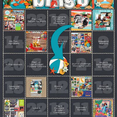 August Bingo Card