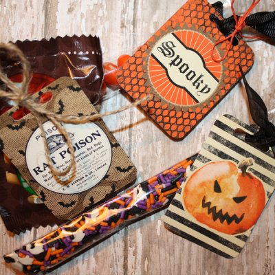 Witches Brew candy treat tags