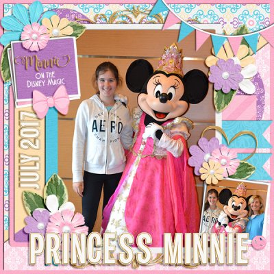 Princess Minnie on the Disney Magic