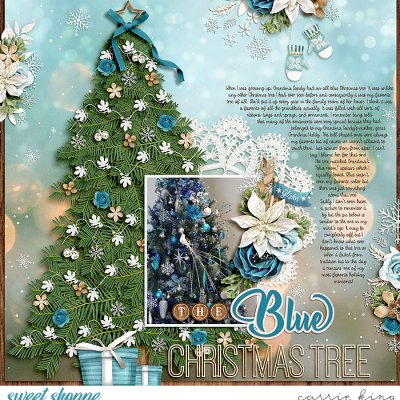 The Blue Christmas Tree
