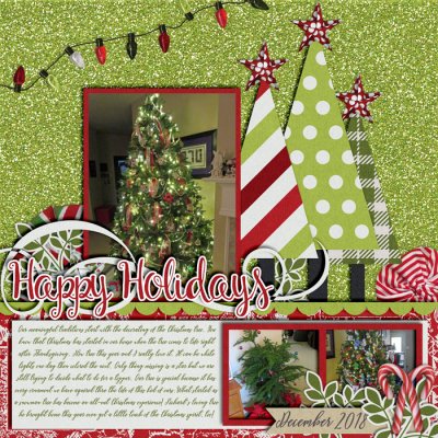 Happy Holidays Tree 2018