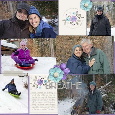 Sledding in New Hampshire