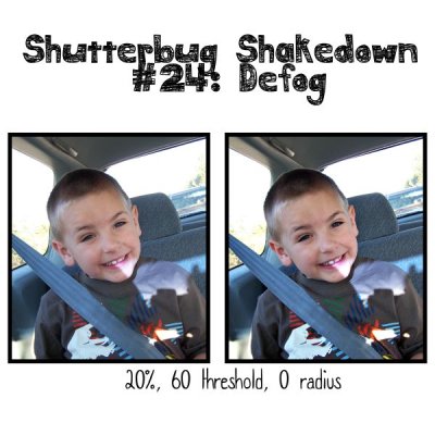 Shutterbug Shakedown #24: Defog
