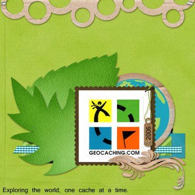 Geocaching Album-Cover Page