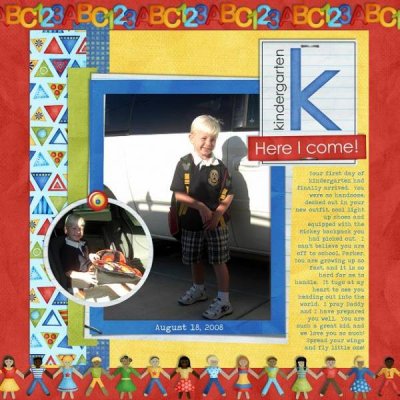 Kindergarten Here I Come pg 1