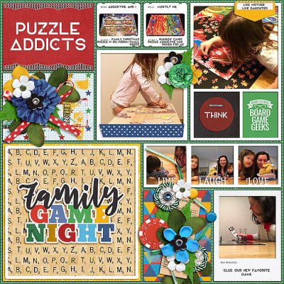 puzzle addicts - family fun night