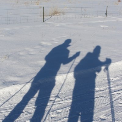 Cross Country Ski Shadow
