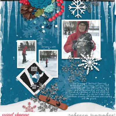 snowboarding