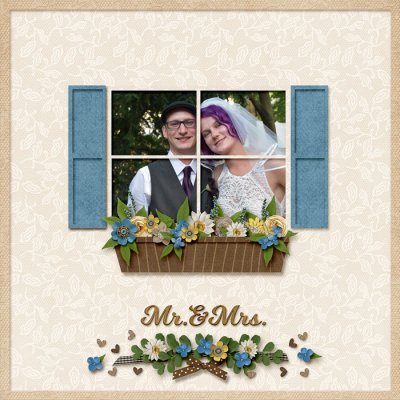 Ty Stef Wedding Window