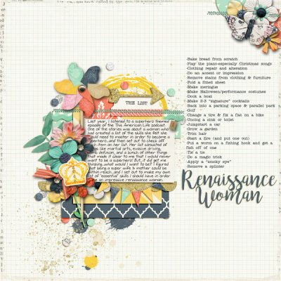 Renaissance Woman - March Passport #5