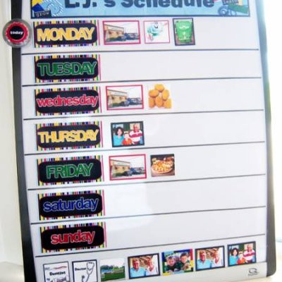 L.J.'s Schedule Board