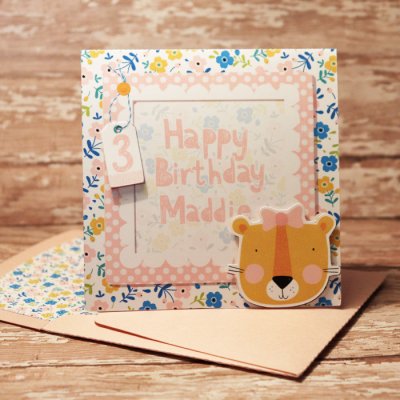 Welcome Baby Girl card