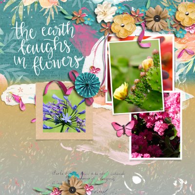 the earth laughs in flowers