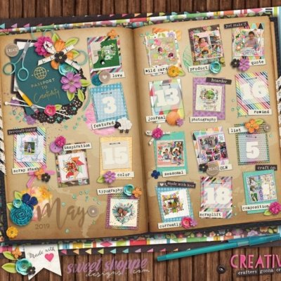 Passport to Sweet Stuff Challenges May Card